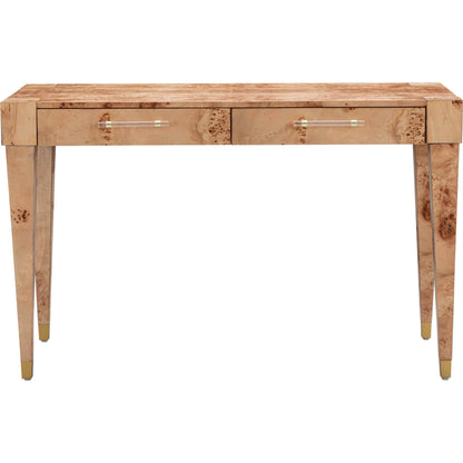 Brandyss Burl Work Desk by TOV Furniture. Made from acacia, mdf, plywood, veneer in a modern style.