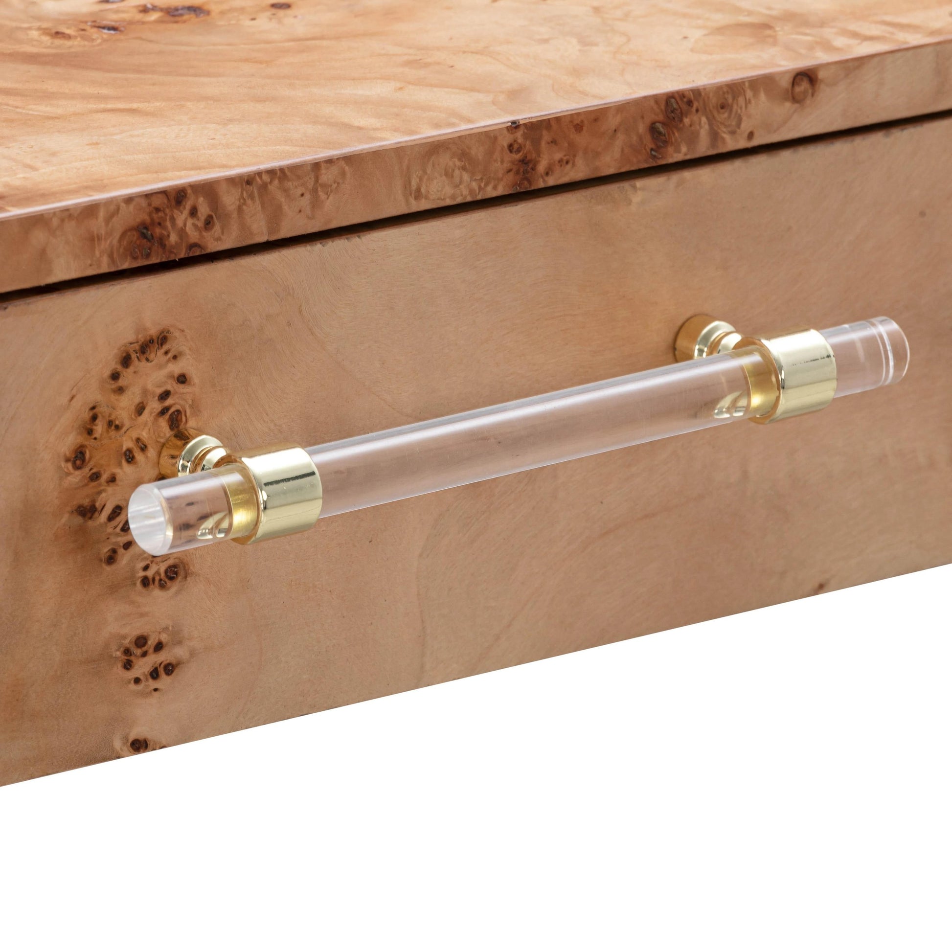 Brandyss Burl Work Desk by TOV Furniture. Made from acacia, mdf, plywood, veneer in a modern style.