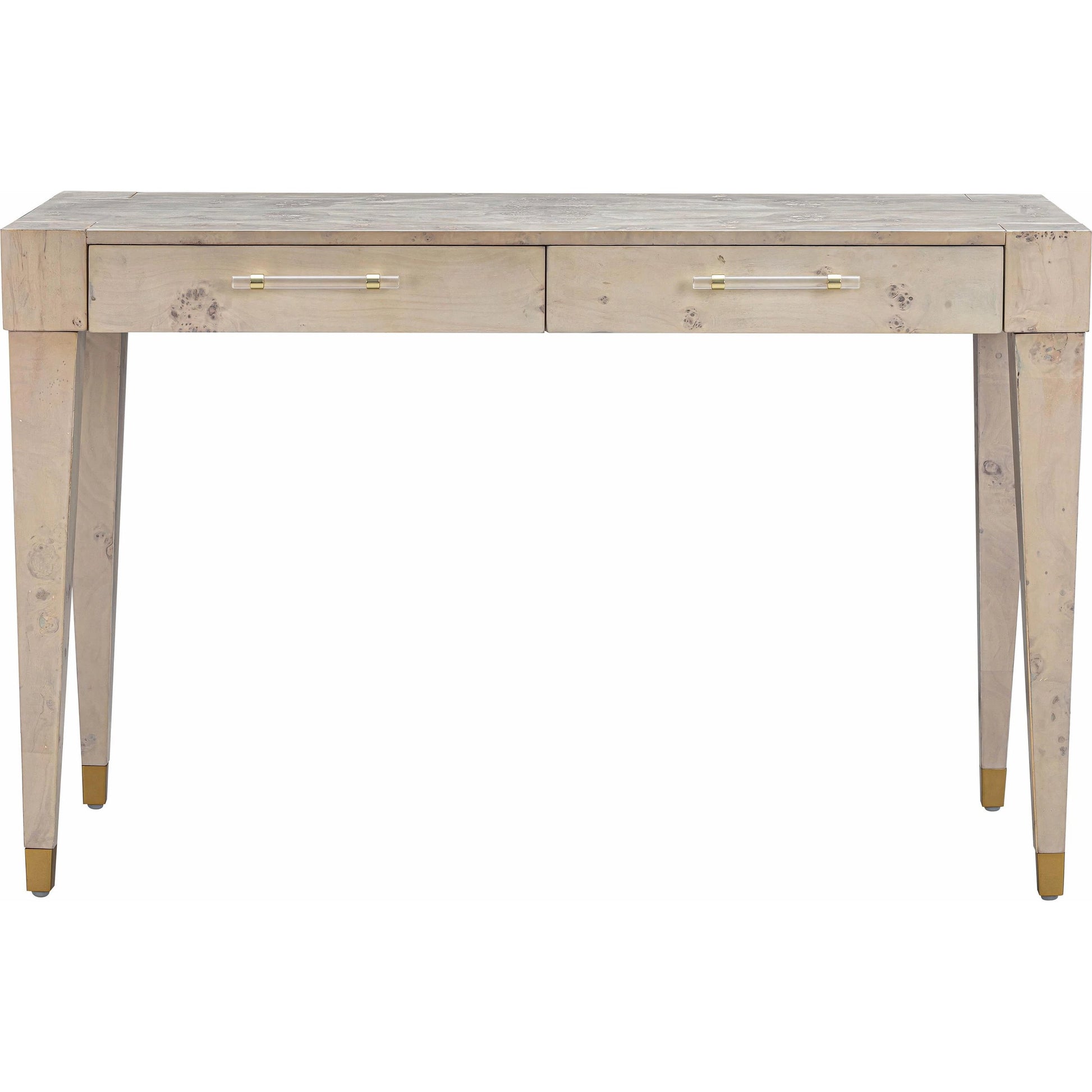 Brandyss Burl Work Desk by TOV Furniture. Made from acacia, mdf, plywood, veneer in a modern style.