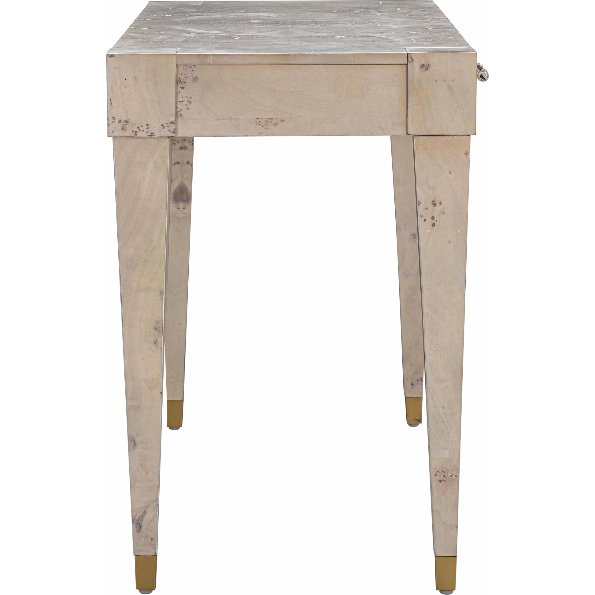 Brandyss Burl Work Desk by TOV Furniture. Made from acacia, mdf, plywood, veneer in a modern style.