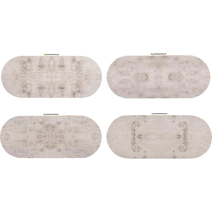 Brandyss Burl Work Desk by TOV Furniture. Made from acacia, mdf, plywood, veneer in a modern style.