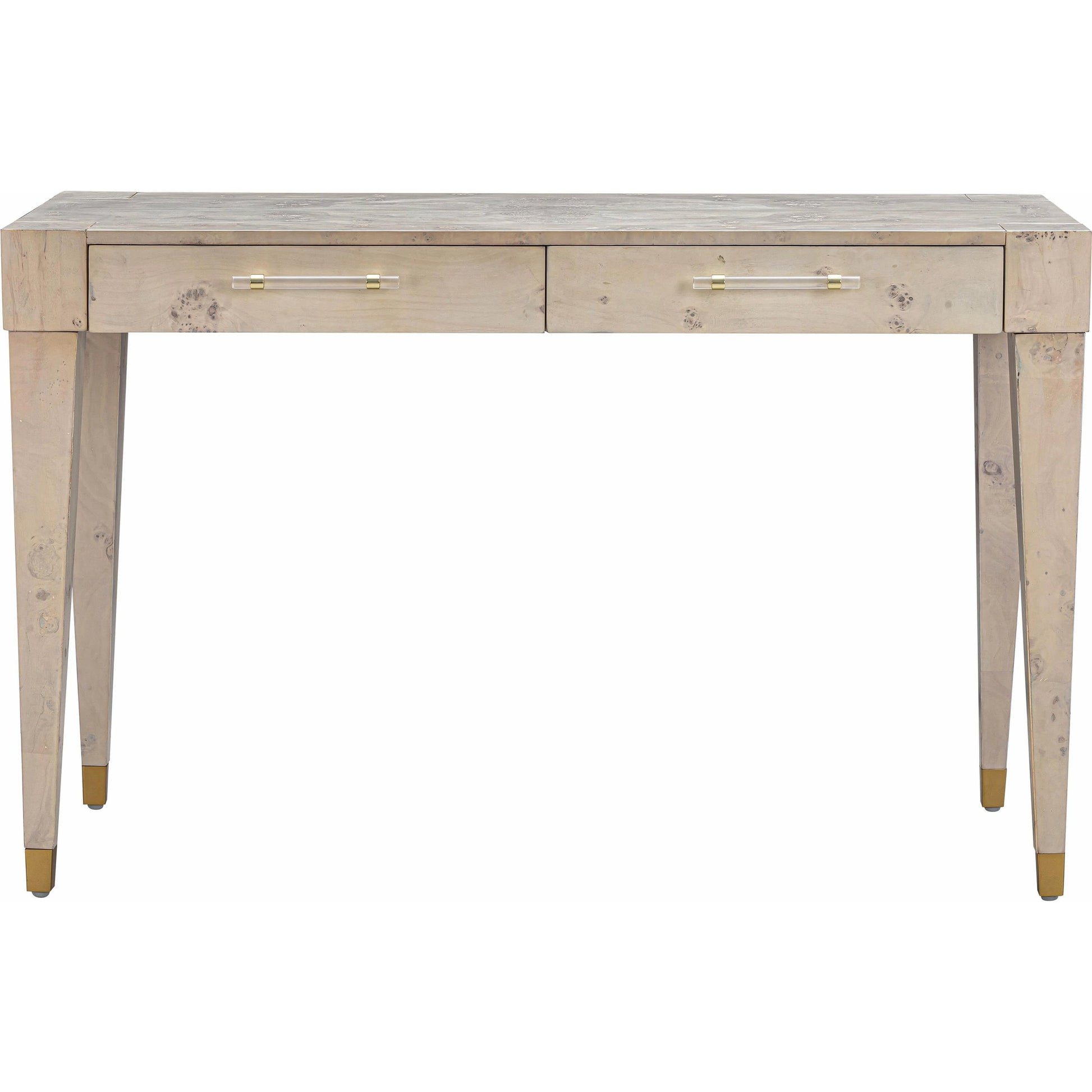 Brandyss Burl Work Desk by TOV Furniture. Made from acacia, mdf, plywood, veneer in a modern style.