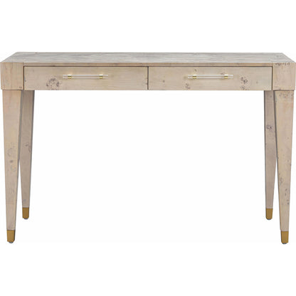 Brandyss Burl Work Desk by TOV Furniture. Made from acacia, mdf, plywood, veneer in a modern style.