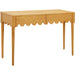 Oodle 2-Drawer Desk by TOV Furniture in natural. Made from ash veneer, mdf, wood in a transitional style.