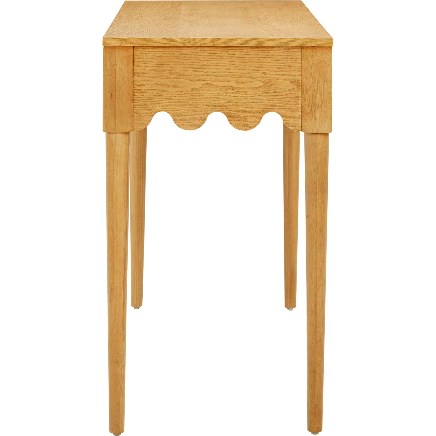 003 SI-2248400 | Additional Silo | Oodle 2-Drawer Desk by TOV Furniture in natural. Made from ash veneer, mdf, wood in a transitional style.