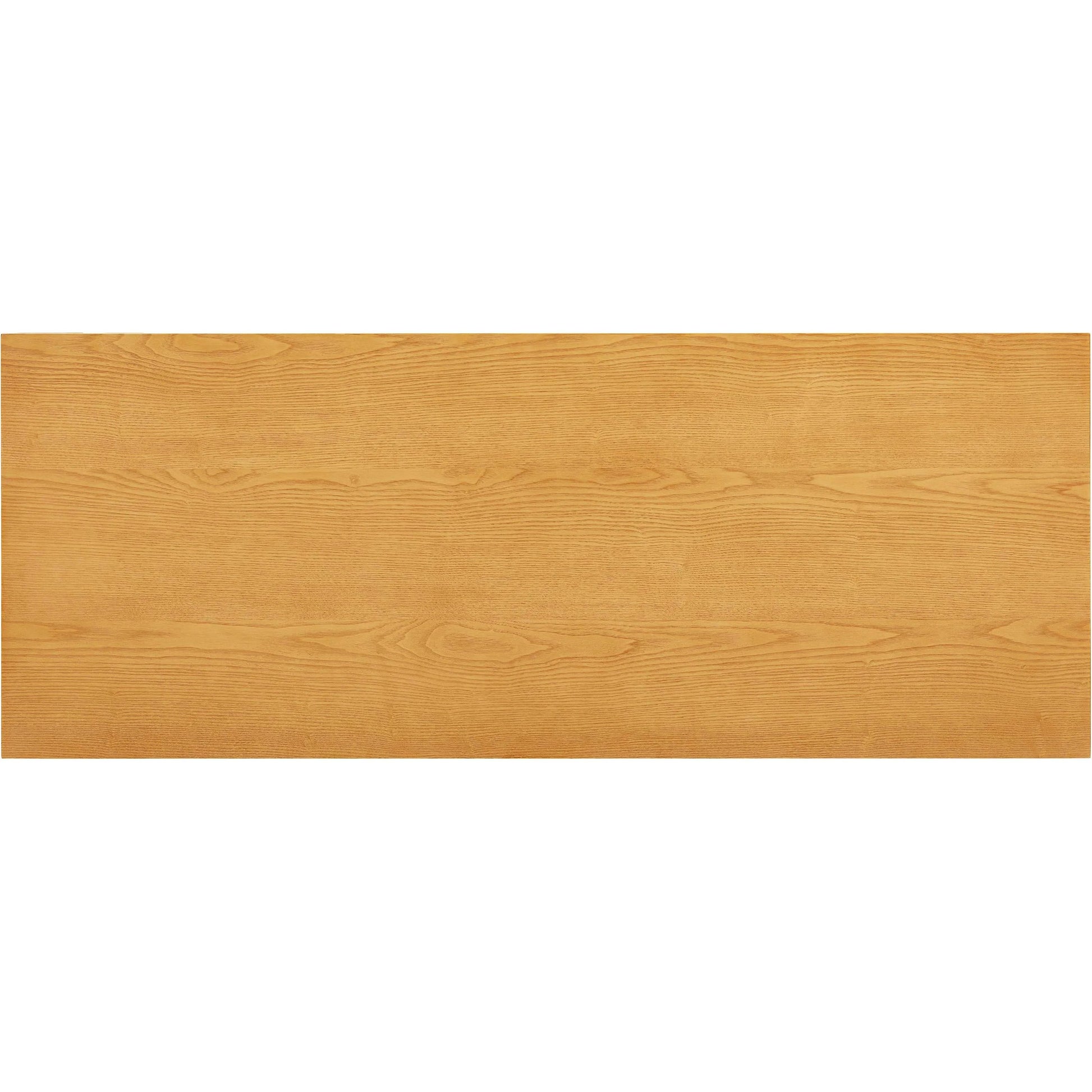 Oodle 2-Drawer Desk by TOV Furniture in natural. Made from ash veneer, mdf, wood in a transitional style.