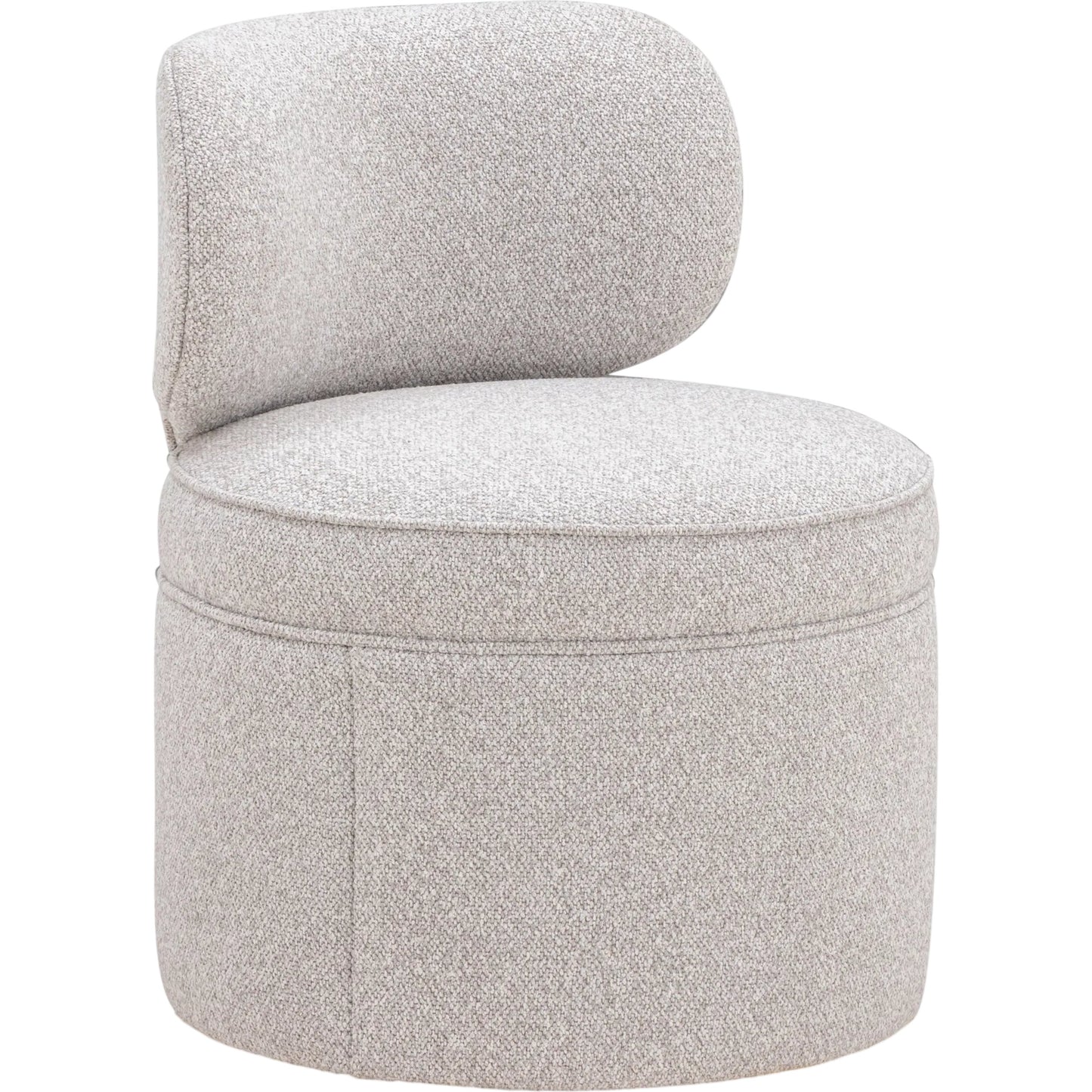 001 SI-2519367 | Primary Silo | Amaya Textured Swivel Desk Chair by TOV Furniture in grey. Made from fabric, plywood, rubberwood in a transitional style.