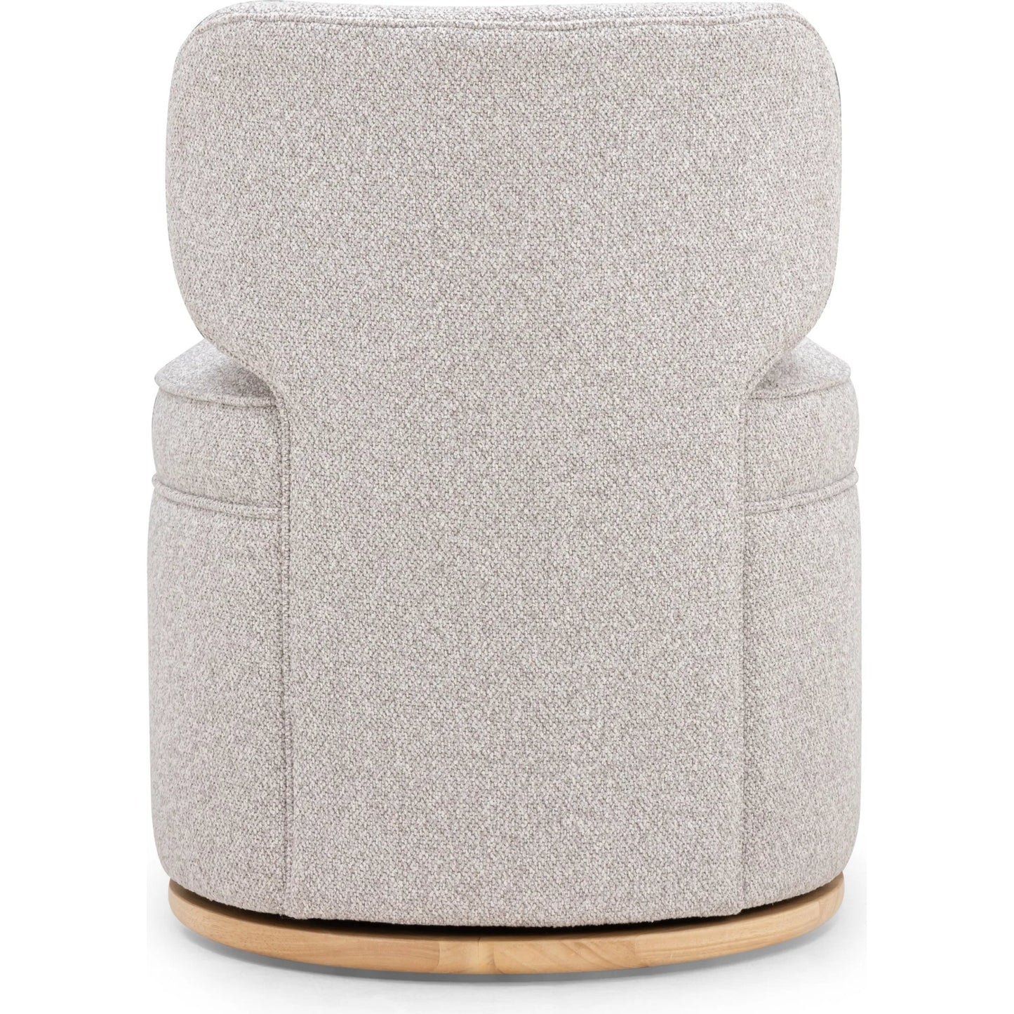 003 SI-2519367 | Additional Silo | Amaya Textured Swivel Desk Chair by TOV Furniture in grey. Made from fabric, plywood, rubberwood in a transitional style.