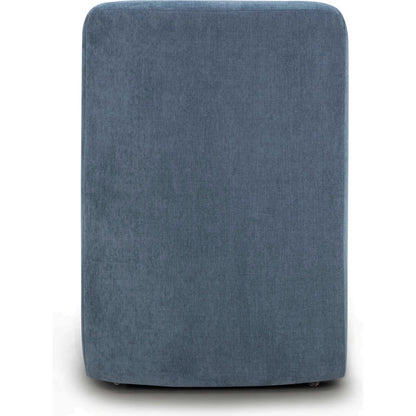 Dolce Velvet Rolling Desk Chair by TOV Furniture. Made from fabric, metal, plywood in a eclectic & global style.