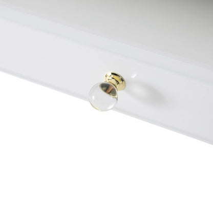 Janie Lacquer Desk by TOV Furniture. Made from mdf in a transitional style.