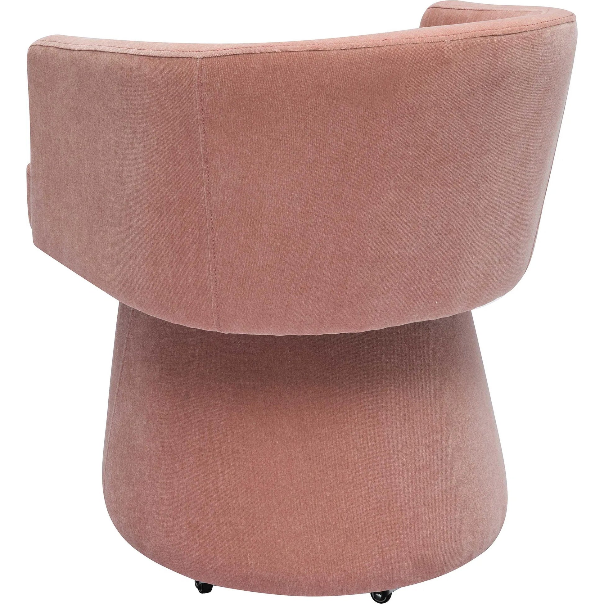 Kristen Upcycled Chenille Rolling Desk Chair by TOV Furniture. Made from unique in a transitional style.