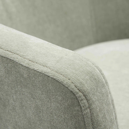 Kristen Upcycled Chenille Rolling Desk Chair by TOV Furniture. Made from unique in a transitional style.