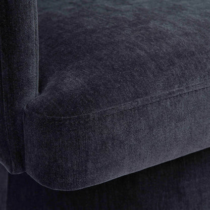 Kristen Upcycled Chenille Rolling Desk Chair by TOV Furniture. Made from unique in a transitional style.