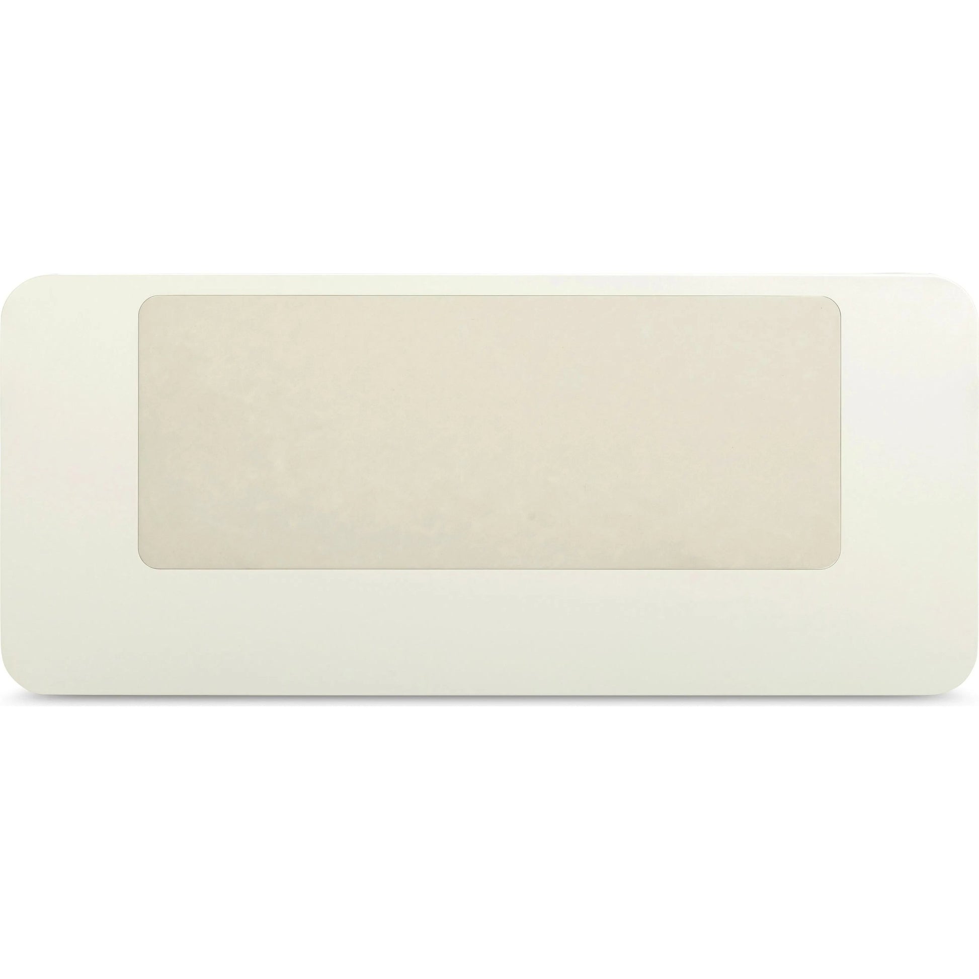 Sarah Executive Work Desk by TOV Furniture in cream. Made from rubber wood in a unique style.