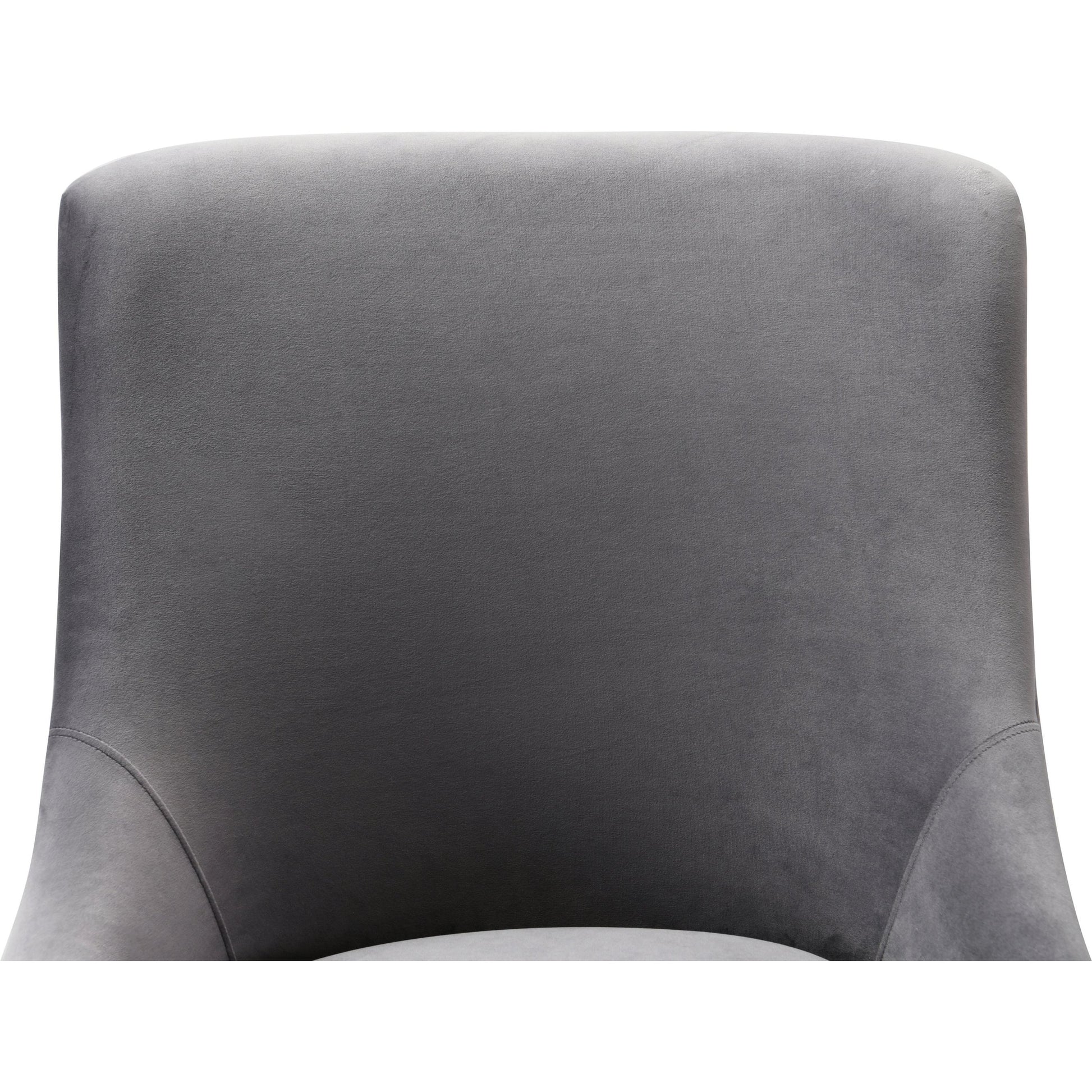 Beatrix Office Swivel Chair by TOV Furniture. Made from velvet, wood, stainless steel in a transitional style.