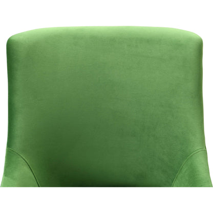 Beatrix Office Swivel Chair by TOV Furniture. Made from velvet, wood, stainless steel in a transitional style.