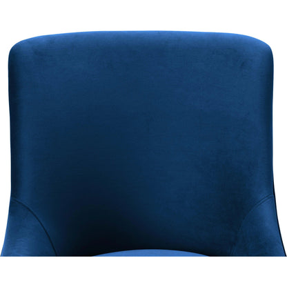 Beatrix Office Swivel Chair by TOV Furniture. Made from velvet, wood, stainless steel in a transitional style.