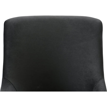 Beatrix Office Swivel Chair by TOV Furniture. Made from velvet, wood, stainless steel in a transitional style.