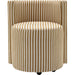 Alyssa Striped Linen Rolling Desk Chair by TOV Furniture. Made from fabric, plywood in a eclectic & global style.