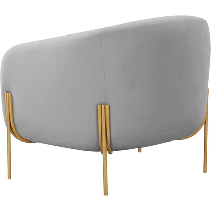 Kandra Velvet Accent Chair by TOV Furniture. Made from iron, velvet, wood in a modern style.