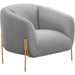 Kandra Velvet Accent Chair by TOV Furniture. Made from iron, velvet, wood in a modern style.