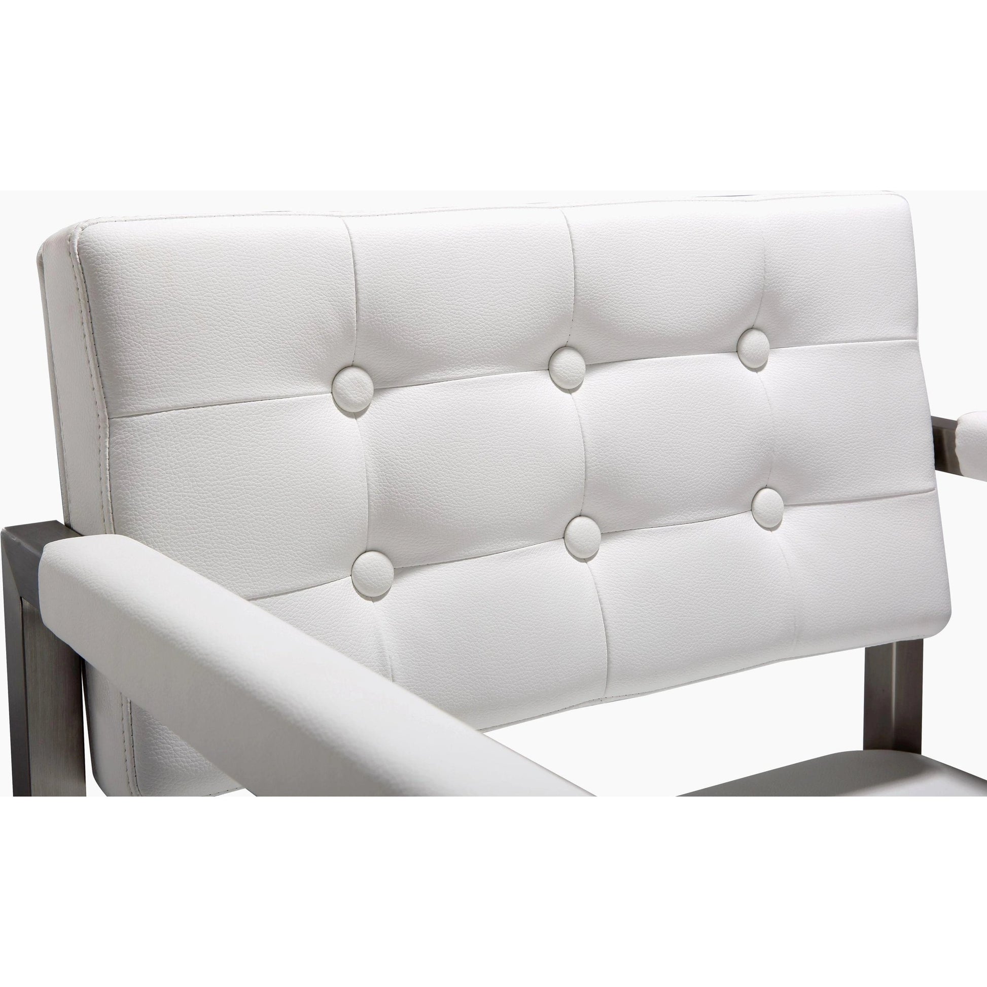 Director Barstool by TOV Furniture. Made from stainless steel, eco leather in a modern style.