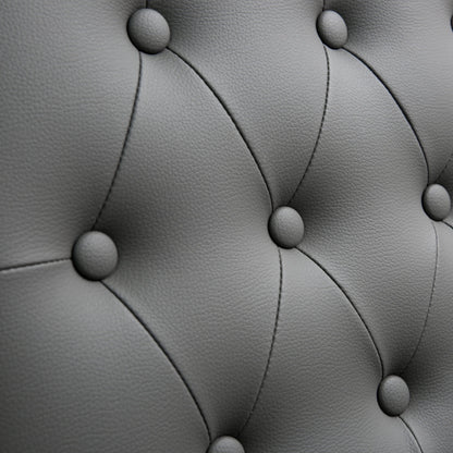 Helsinki Steel Barstool (Set of 2) by TOV Furniture in white. Made from stainless steel, eco leather in a modern style.