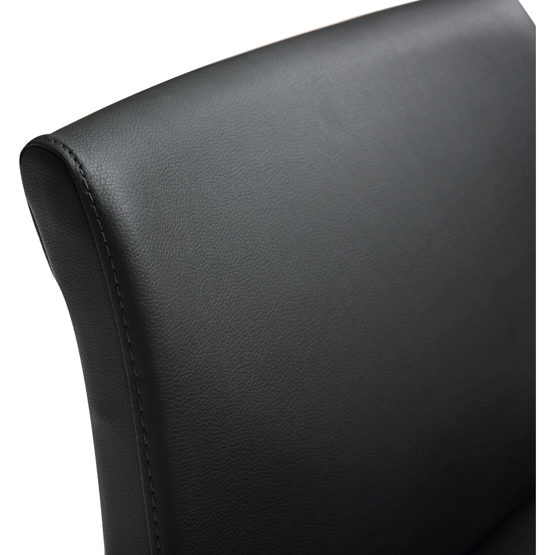 Denmark Gold Steel Barstool (Set of 2) by TOV Furniture. Made from stainless steel, eco leather in a modern style.