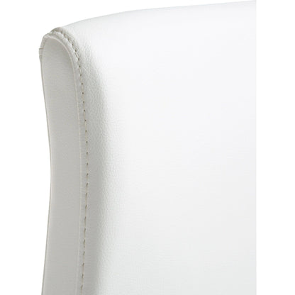 Denmark Gold Steel Barstool (Set of 2) by TOV Furniture. Made from stainless steel, eco leather in a modern style.