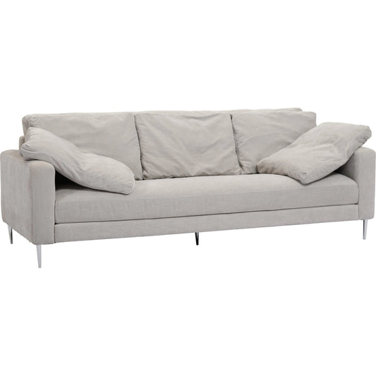 Vari Textured Velvet Lounge Sofa by TOV Furniture. Made from plywood, stainless steel in a modern style.