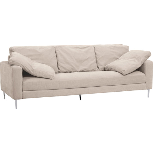 Vari Textured Velvet Lounge Sofa by TOV Furniture. Made from plywood, stainless steel in a modern style.