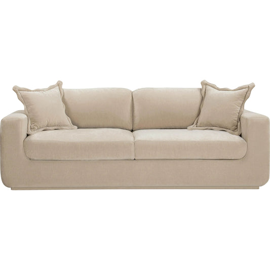 Miri Upcycled Washed Velvet Sofa by TOV Furniture. Made from plywood, velvet in a unique style.