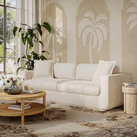 Miri Upcycled Washed Velvet Sofa by TOV Furniture. Made from plywood, velvet in a unique style.