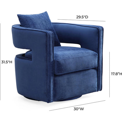 Kennedy Swivel Chair by TOV Furniture. Made from unique in a modern style.