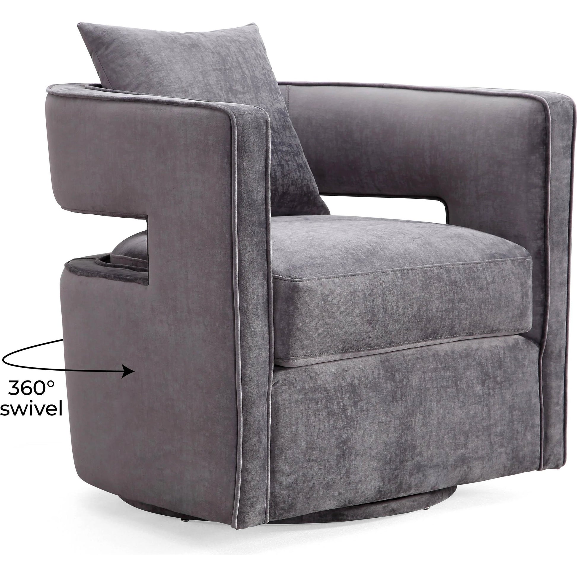 Kennedy Swivel Chair by TOV Furniture. Made from unique in a modern style.