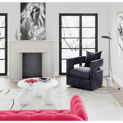 Kennedy Swivel Chair by TOV Furniture. Made from unique in a modern style.