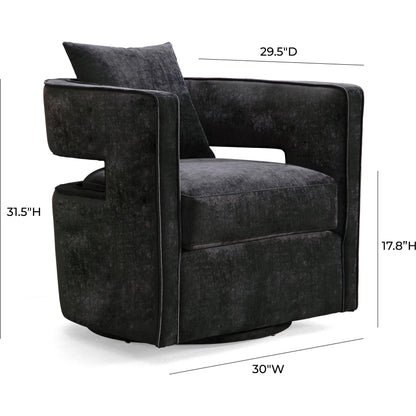 Kennedy Swivel Chair by TOV Furniture. Made from unique in a modern style.