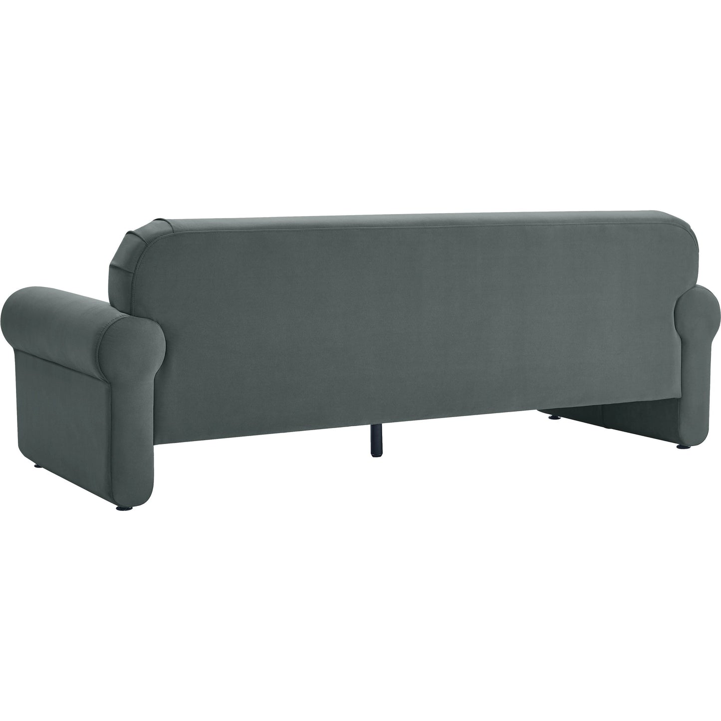 003 SI-1984329 | Additional Silo | Keelee Velvet Sofa by TOV Furniture in grey. Made from velvet, wood in a modern style.