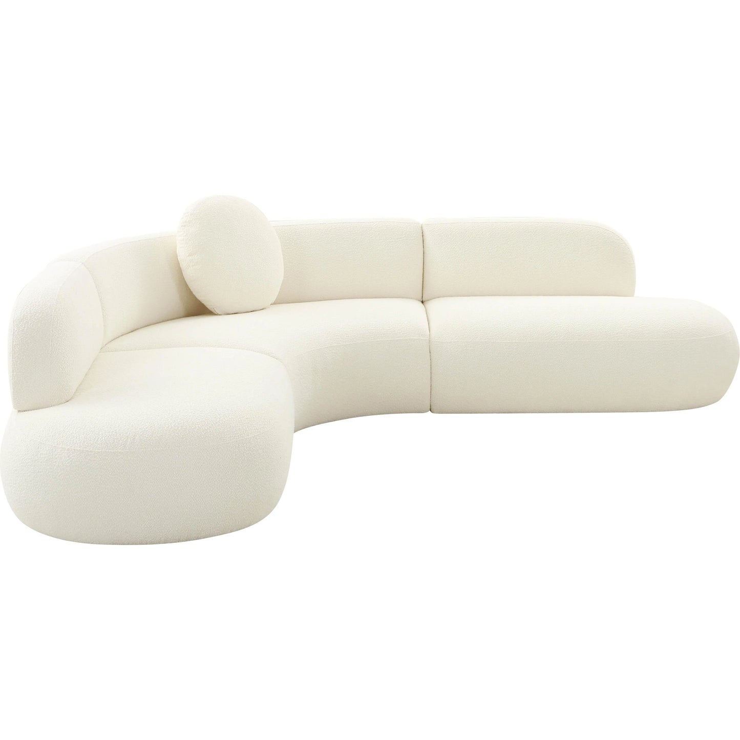 001 SI-2107270 | Primary Silo | Broohah Boucle Sectional by TOV Furniture. Made from unique in a modern style.