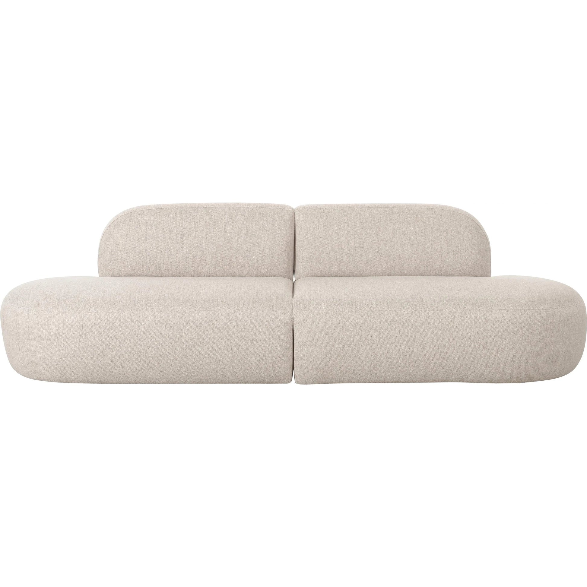 Broohah Linen Sofa by TOV Furniture in beige. Made from linen, wood in a transitional style.