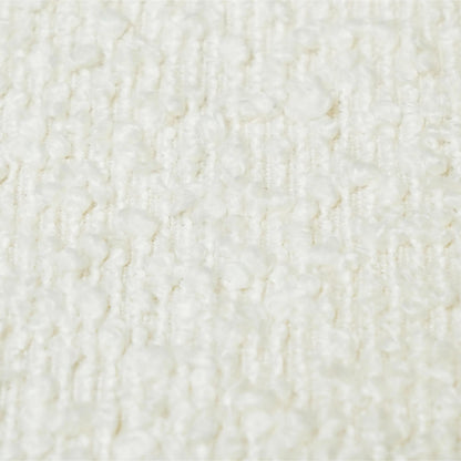 Fickle Boucle 2-Piece Modular Sofa by TOV Furniture in cream. Made from boucle, wood in a modern style.