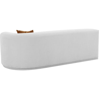 Fickle Velvet Modular Loveseat by TOV Furniture in grey. Made from velvet, wood in a modern style.