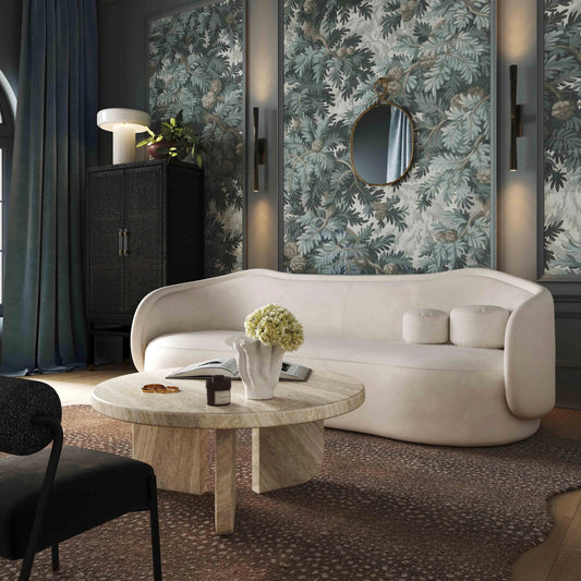 Circe Textured Velvet Sofa by TOV Furniture. Made from unique in a modern style.