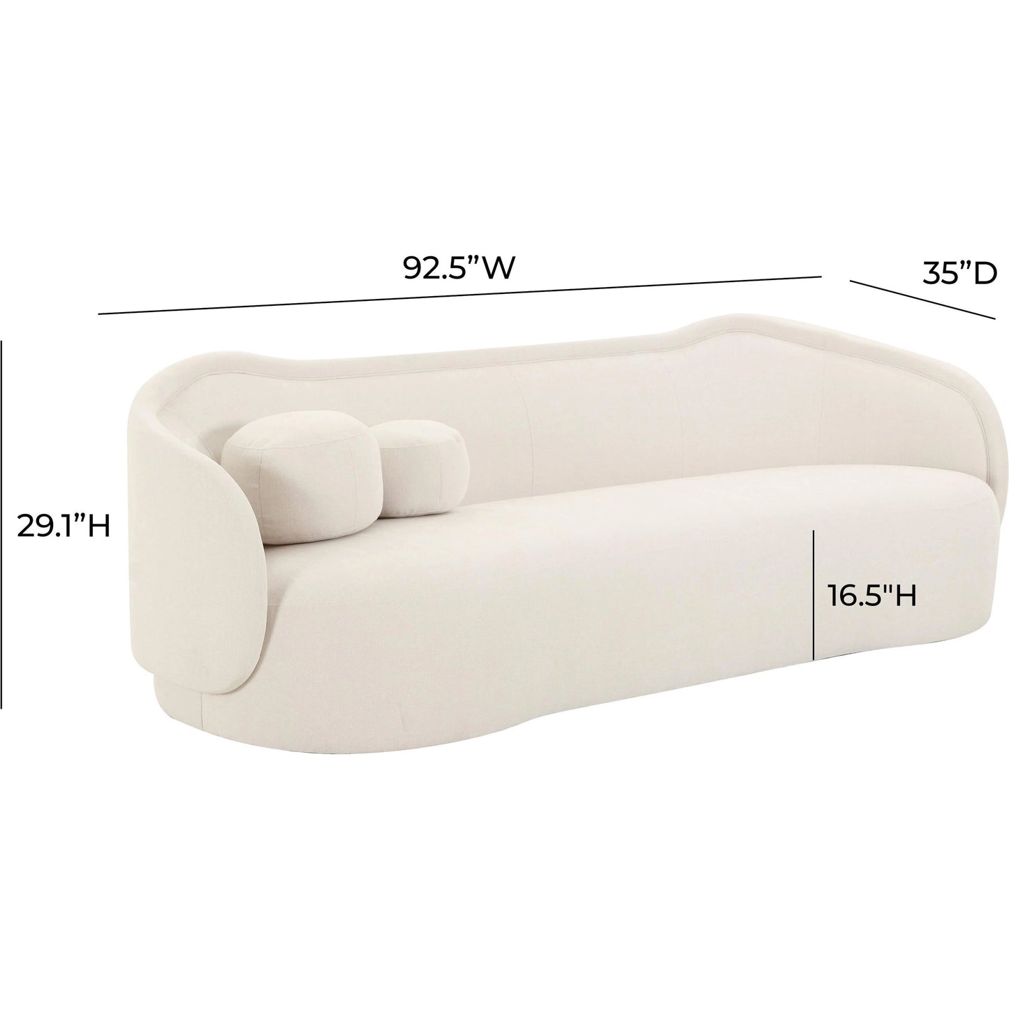 006 SI-2145054 | Additional Silo | Circe Textured Velvet Sofa by TOV Furniture. Made from unique in a modern style.