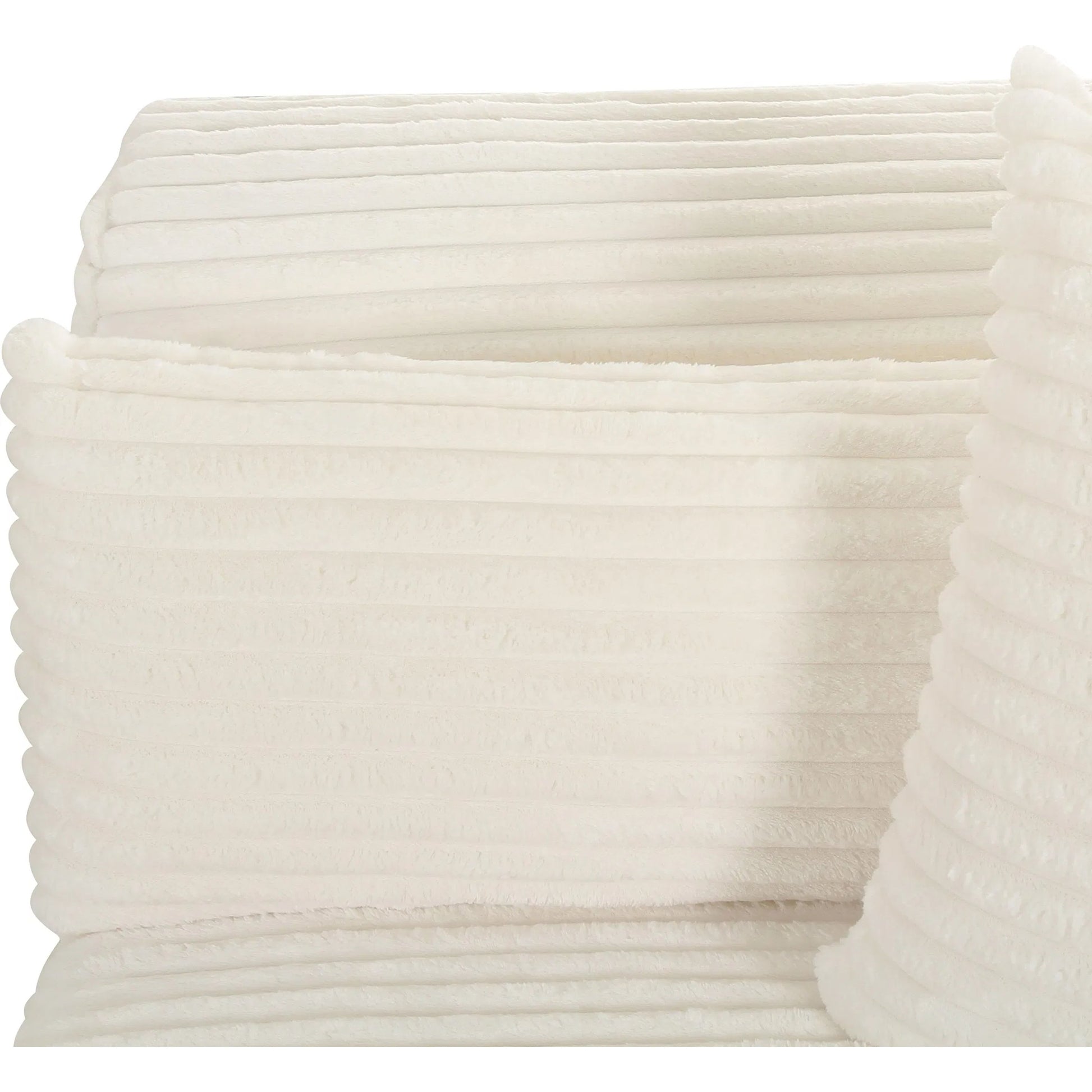 Tarra Fluffy Oversized Corduroy Modular RAF Corner Chair by TOV Furniture. Made from corduroy, wood in a transitional style.