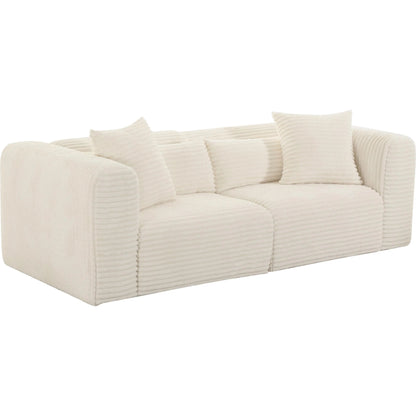 Tarra Fluffy Oversized Corduroy Modular Loveseat by TOV Furniture. Made from unique in a transitional style.