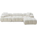 Calliope Vegan Shearling 4-Piece Modular Sectional by TOV Furniture. Made from fabric, plywood, wood in a transitional style.