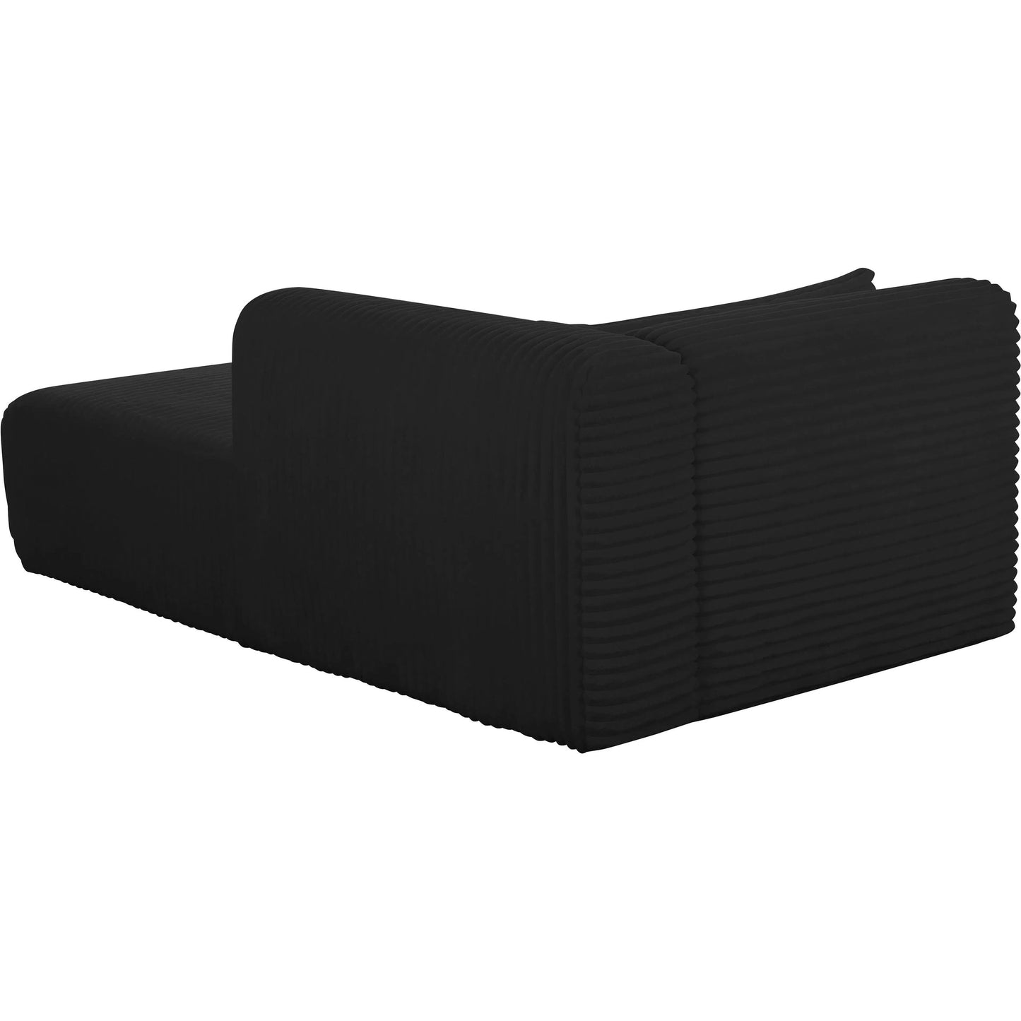 009 SI-2248526 | Additional Silo | Tarra Fluffy Oversized Corduroy Modular RAF Chaise by TOV Furniture. Made from corduroy, wood in a transitional style.