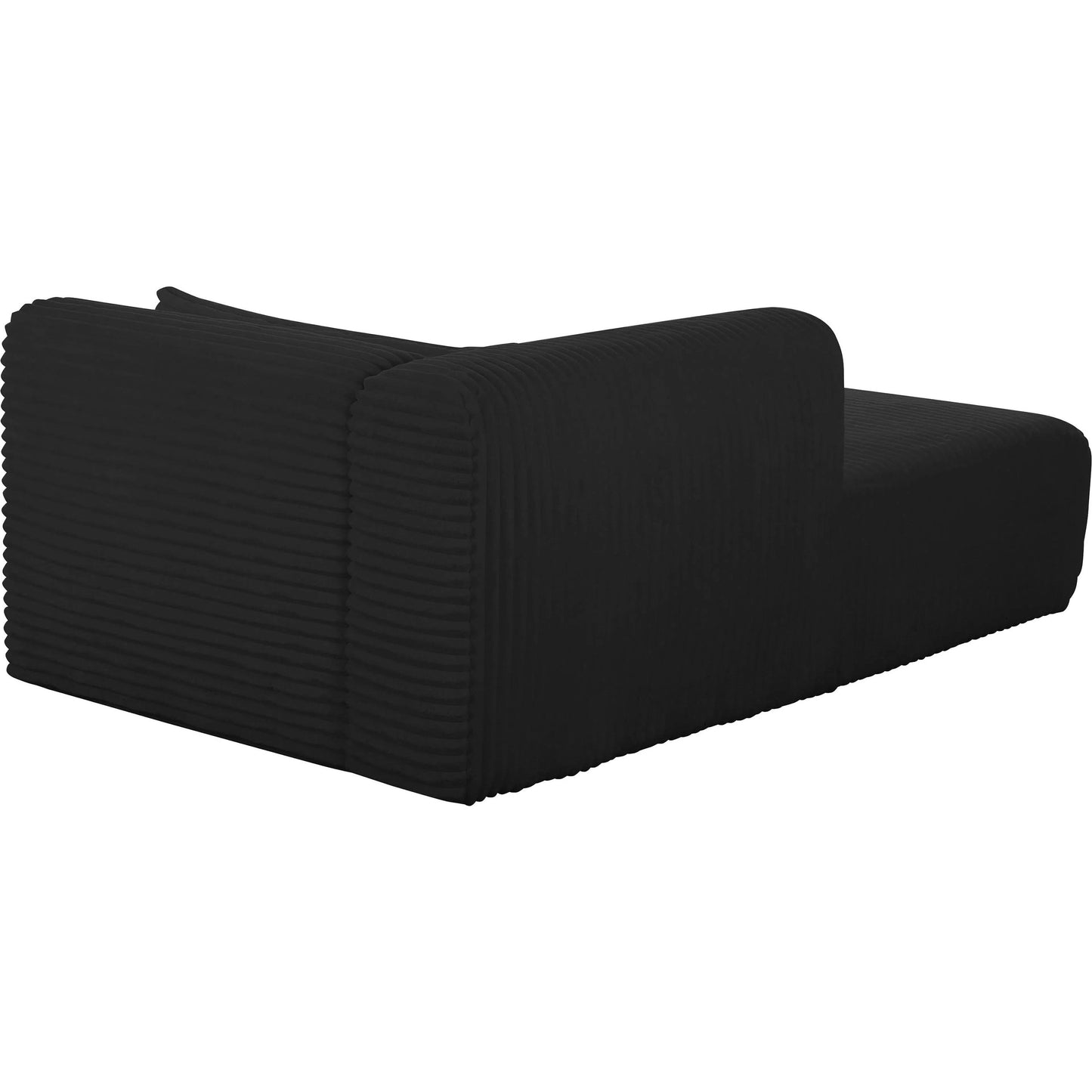 009 SI-2248518 | Additional Silo | Tarra Fluffy Oversized Corduroy Modular LAF Chaise by TOV Furniture. Made from corduroy, wood in a transitional style.