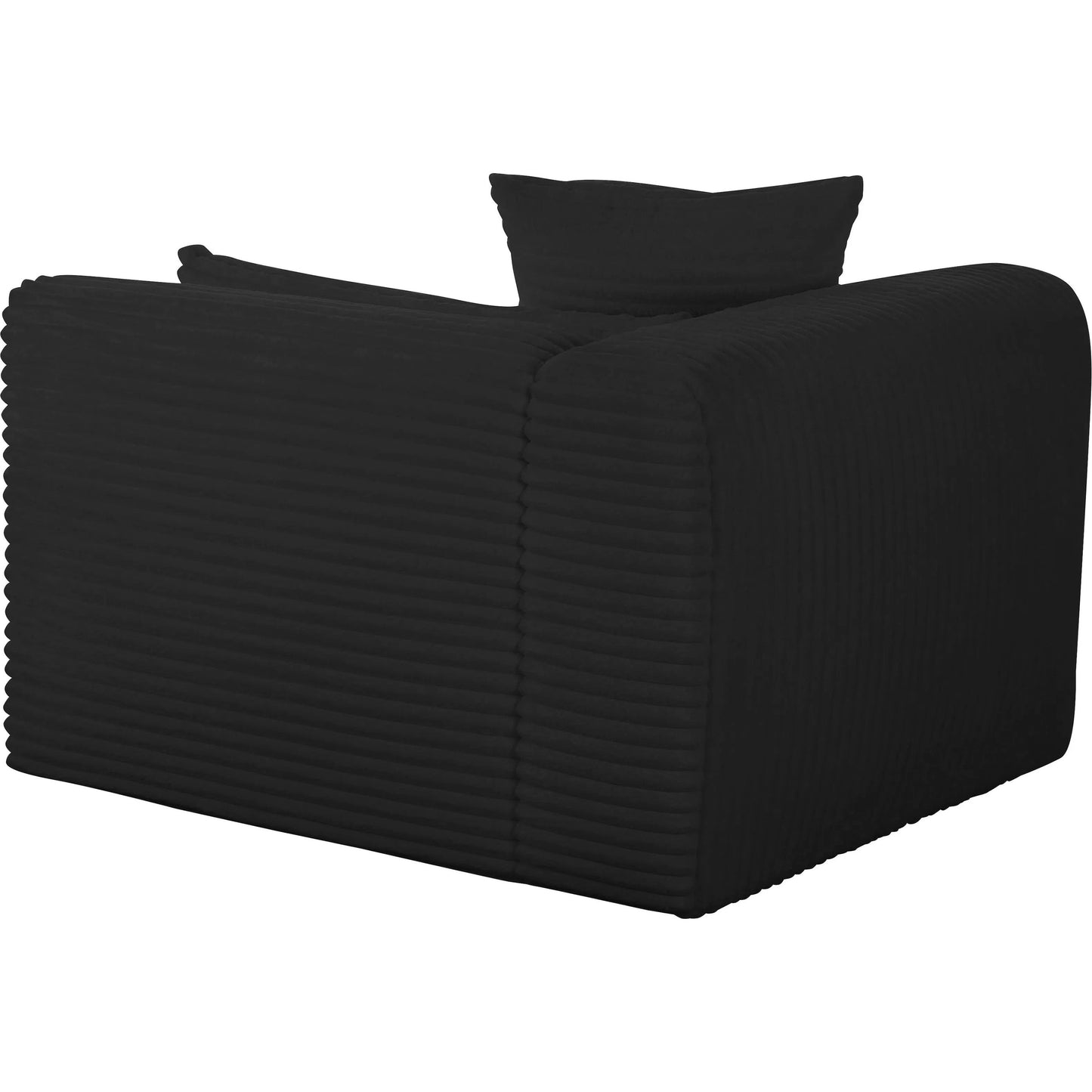 008 SI-2248520 | Additional Silo | Tarra Fluffy Oversized Corduroy Modular LAF Corner Chair by TOV Furniture. Made from corduroy, wood in a transitional style.